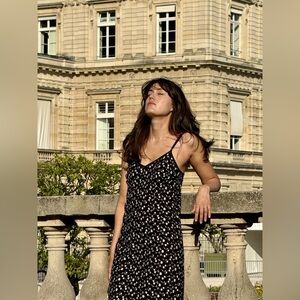 ISO Black Dolce & Gabbana Floral Embroidered Dress